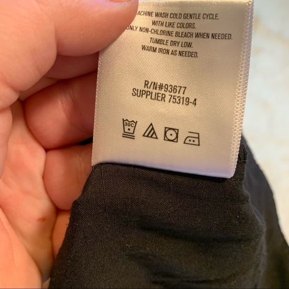 Liz Claiborne Chino Shorts Black Tall - Picture 10 of 10